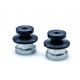 Rear wheel nuts for support stand bracket