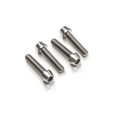 CNC Titanium mount screws for fork radial on Ducati
