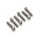 Triple clamp screw kit in titanium for Panigale