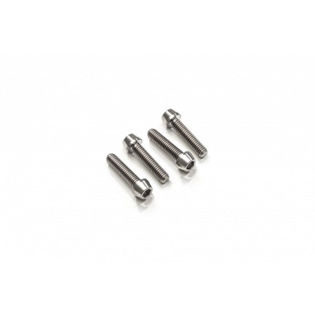 Handlebar clamp titanium screws