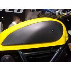 Carbon side covers fuel tank