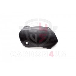 Carbon cover for Termignoni exhaust on Monster
