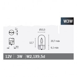 Luz da placa de licença w3w