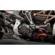 Cover Ducabike 3D blanc/noir pour carter d´embrayage de Ducati XDiavel