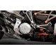 Cover Ducabike 3D blanc/noir pour carter d´embrayage de Ducati XDiavel