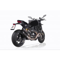 QD Twin Carbon Monster 1200 Exhaust