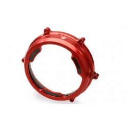Ducati CNC Racing clear clutch cover with carbon