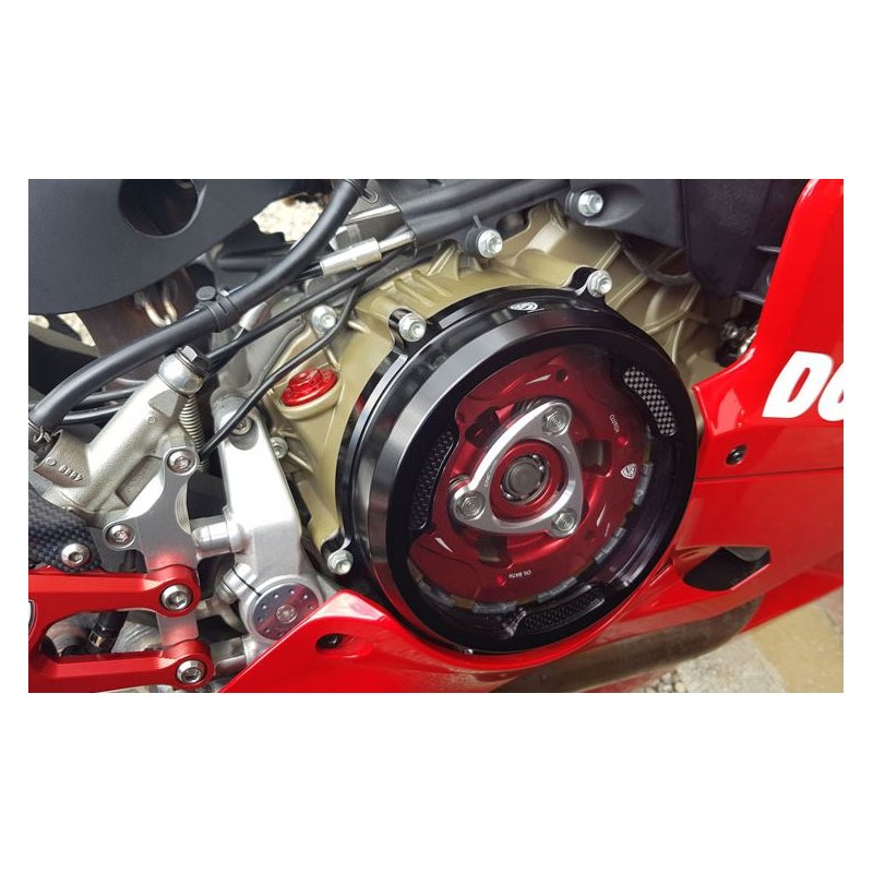 Ducabike Ducati Panigale V2 Cnc Embrague Depósito Tapas De Freno Delantero-Rojo 