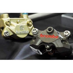 Titanium screws kit for rear brake caliper
