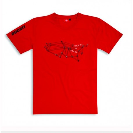 Camiseta Roja Ducati Performance Graphic Art