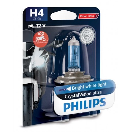 Bombilla halógena Philips Crystalvision H4 para Ducati