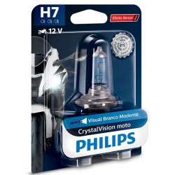 Halogène Philips Crystalvision Moto H7