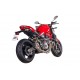 Échappement Quat-D GunShot Euro4 pour Ducati Monster 821