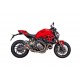 Échappement Quat-D GunShot Euro4 pour Ducati Monster 1200