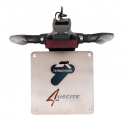 Support plaque pour Termignoni 4uscite - Ducati Panigale V4
