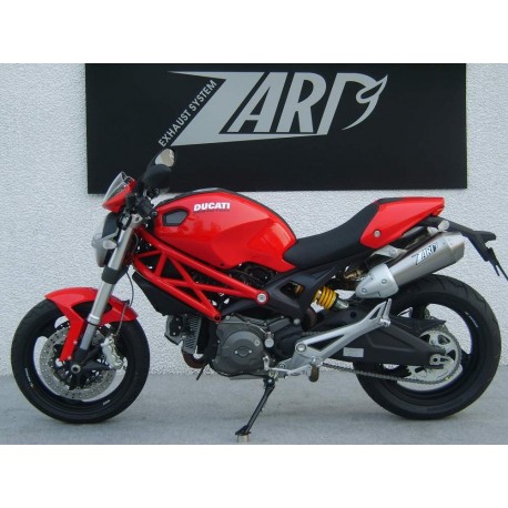 Échappement Zard conique acier pour Ducati Monster 696/796/1100-S