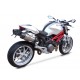 Zard approved conical steel exhaust for Ducati Monster 696/796/1100-S
