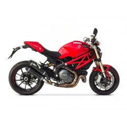Échappement Zard Inox-Titane Ducati Monster 1100Evo.