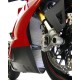 Titanium water radiator protection screen Ducati V4. 