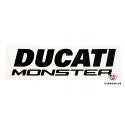 Autocollant de réservoir noir Ducati OEM 43819291AA