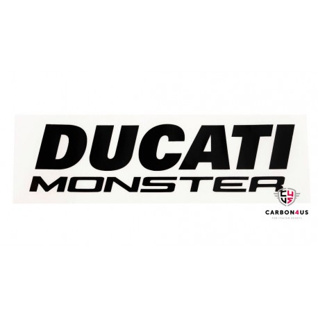 Pegatina de depósito negra Ducati OEM 43819291AA