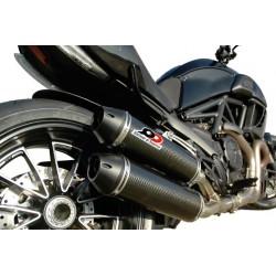 Quat-D Magnum Ducati Diavel Carbon Approved Exhaust