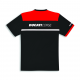 T-shirt noir et rouge Homme DC Power Ducati Corse