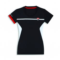 Camiseta mujer negra DC-Power Ducati Corse