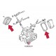 Kit de Joints de valve d'échappement Ducati d'origine