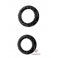AEM Factory black ergal nuts for rear wheel kit
