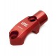 Support rétroviseur gauche rouge M10 CNC pour Ducati.