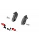 CNC Racing separation footpegs kit Ducati. PEA51B