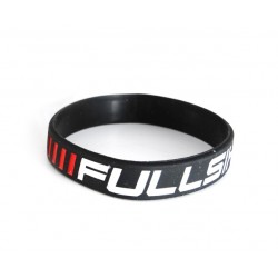 Silicone black bracelet Fullsix