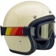 Overland 2.0 Tri-Stripe helmet goggles by Biltwell