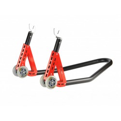 Ligtech red aluminum rear stand for Ducati