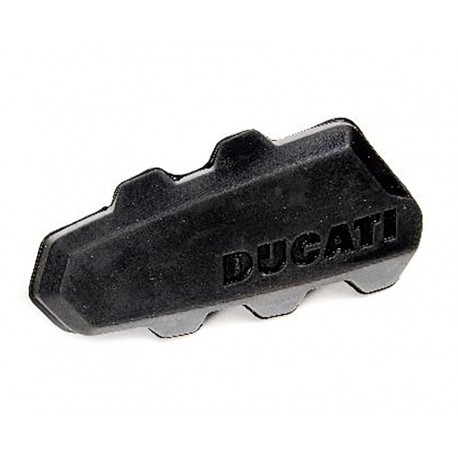 Ducati Original left side footrest rubber. 76510031A