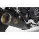 Zard stainless steel black muffler Ducati Desert Sled