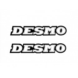Set of 2 Desmo stickers for Ducati 380x55mm