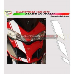 Ducati Multistrada front fairing sticker kit