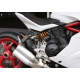 Eliminador apoio para os pés vermelha AELLA Ducati SS