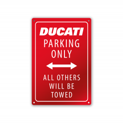 Ducati parking red magnet