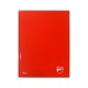 Capa dura de caderno vermelho A4 Ducati '09