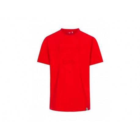 T-shirt tonale con logo Ducati Corse