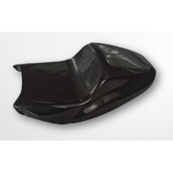 Racing seat cover in carbon