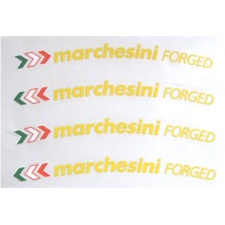 Kit MARCH1 de pegatinas Marchesini para llantas Ducati.