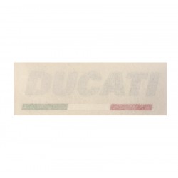 Sticker Ducati argent avec drapeau Streetfighter 1098