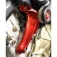 Red Engine support right bracket Motocorse Ducati 