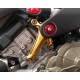 Billet Aluminium engine support right silver bracket Motocorse