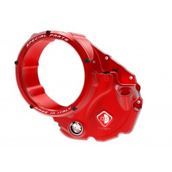 Cárter de embrague transparente 3D-EVO Rojo Ducabike