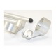 Ducabike silver adjustable handlebars 35mm for Ducati.